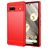 Mobigear Brushed Slim Coque Google Pixel 7a Coque arrière en TPU Souple - Rouge