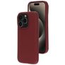 Mobiparts Coque iPhone 15 Pro Coque arrière en Silicone - Plum Red