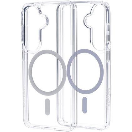 Mobiparts Hardcover Coque Transparente Samsung Galaxy S26 MagSafe Coque arrière Rigide - Transparent