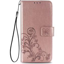 Mobigear Clover Housse Samsung Galaxy S20 FE Etui Porte-Monnaie - Rose doré