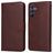 Mobigear Wallet Housse Samsung Galaxy A17 Etui Porte-Monnaie - Marron