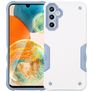 Mobigear Non-slip Armor Coque Samsung Galaxy A14 Coque arrière Rigide Anti-Chocs - Blanc