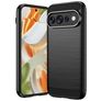 Mobigear Brushed Slim Coque Google Pixel 11 Pro Coque arrière en TPU Souple - Noir