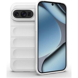 Mobigear Bumpy Coque Google Pixel 10 Coque arrière en TPU Souple - Blanc