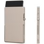 Valenta Cardprotector - Porte Cartes en en Aluminium - 5 Cartes - Compatible MagSafe - Titane