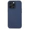 Mobigear Rubber Touch Coque iPhone 14 Pro Max Coque arrière en Silicone - Bleu Marin