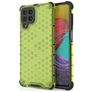 Mobigear Honeycomb Samsung Galaxy M53 Plastique rigide Coque arrière Antichoc - Vert