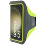 Mobiparts Comfort Fit Brassard Téléphone Samsung Galaxy S23 Brassard Coque de Sport en Neoprène - Neon Green