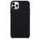 Mobigear Rubber Touch Coque iPhone 15 Pro Coque arrière en Silicone - Noir