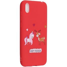 Mobigear Design Coque HONOR 8S Coque arrière en TPU Souple - Lovers