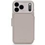 Decoded Detachable Wallet Housse iPhone 17 Pro MagSafe Etui avec Coque Détachable en Cuir Véritable Porte-Monnaie - Solid Clay