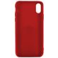 Mobigear Colors Coque iPhone XS Max Coque arrière en TPU Souple - Rouge