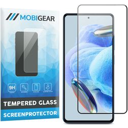 Mobigear Premium Xiaomi Redmi Note 12 Pro 5G Verre trempé Protection d'écran - Compatible coque - Noir