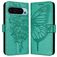 Mobigear Butterfly Housse Google Pixel 9 Pro XL Etui Porte-Monnaie - Vert