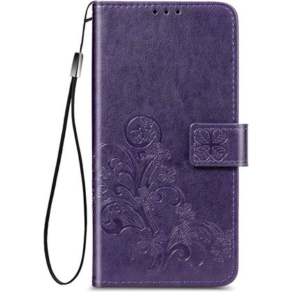 Mobigear Clover Housse Samsung Galaxy A32 4G Etui Porte-Monnaie - Violet