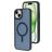 Mobiparts Hardcover Coque iPhone 15 Plus MagSafe Coque arrière Rigide - Satin Blue