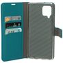 Mobiparts Saffiano Wallet Housse Samsung Galaxy A42 Etui Porte-Monnaie - Turquoise