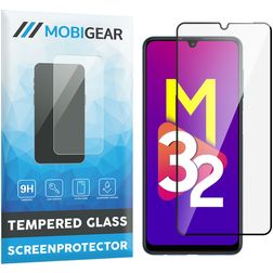 Mobigear Premium Samsung Galaxy M32 4G Verre trempé Protection d'écran - Compatible Coque - Noir