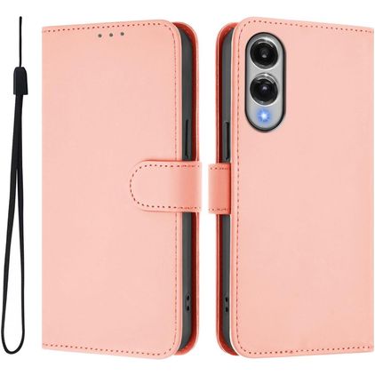 Mobigear Urban Wallet Housse Samsung Galaxy S25 Edge Etui Porte-Monnaie - Rose