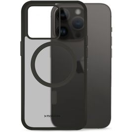 Mobilize Hybrid Coque iPhone 14 Pro MagSafe Coque arrière Rigide Anti-Chocs - Noir