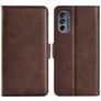 Mobigear Slim Magnet Housse Motorola Moto G62 Etui Porte-Monnaie - Marron