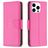 Mobigear Excellent Housse iPhone 16 Pro Etui Porte-Monnaie - Magenta