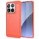 Mobigear Brushed Slim Coque Xiaomi 15 Pro Coque arrière en TPU Souple - Rouge