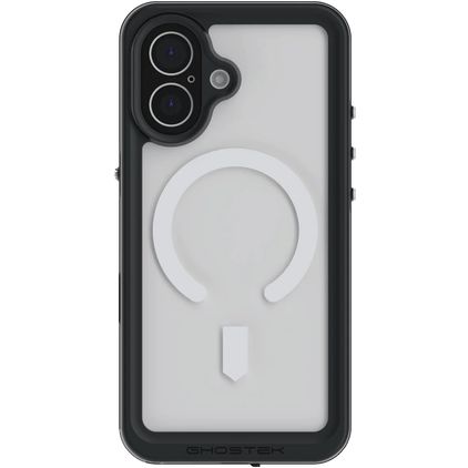 Ghostek Nautical Slim Coque Transparente iPhone 17 MagSafe Coque arrière Imperméable Rigide Anti-Chocs - Transparent
