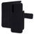 Mobiparts Samsung Galaxy A37 Coque Cuir véritable Étui 2en1 avec coque amovible Portefeuille - Noir