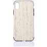 Mobigear Nature Coque iPhone XS Max Coque arrière en TPU Souple - Nordic Walnut