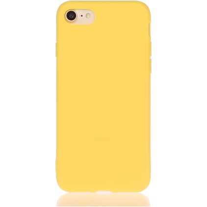 Mobigear Colors Coque iPhone SE (2022) Coque arrière en TPU Souple - Jaune