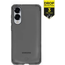 ITSKINS Level 2 SpectrumClear R Coque Samsung Galaxy S25 Edge Coque arrière en TPU Souple Anti-Chocs - Noir