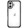 Valenta Full Cover Coque Transparente iPhone 17 Coque arrière en Verre trempé Anti-Chocs - Transparent