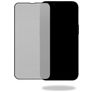 Mobilize iPhone 15 Pro Verre trempé Protection d'écran Confidentialité - Compatible Coque - Noir