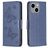 Mobigear Butterfly iPhone 15 Plus Étui Portefeuille - Bleu
