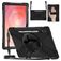 Mobigear SureGrip XGuard Samsung Galaxy Tab S11 Ultra Plastique rigide / Silicone Coque arrière + Porte-stylet + Bandoulière + Support - Noir