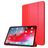 Mobigear Tri-Fold Gel Coque iPad Pro 11 Pouces (2021) Etui en TPU,Similicuir - Rouge