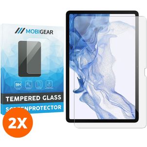 Mobigear Samsung Galaxy Tab S8 Verre trempé Protection d'écran - Compatible Coque (Lot de 2)