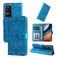 Mobigear Sunflower Housse POCO F4 Etui Porte-Monnaie - Bleu