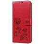 Mobigear Roses Housse Samsung Galaxy A20s Etui Porte-Monnaie - Rouge