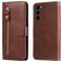 Mobigear Zipper Housse Samsung Galaxy S23 Etui Porte-Monnaie - Marron