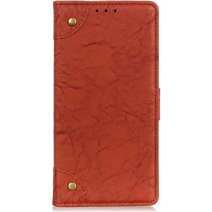 Mobigear Ranch Housse Huawei P40 Lite E Etui Porte-Monnaie - Marron