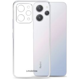 Mobilize Gelly Coque Transparente Xiaomi Redmi 12 Coque arrière en TPU Souple - Transparent