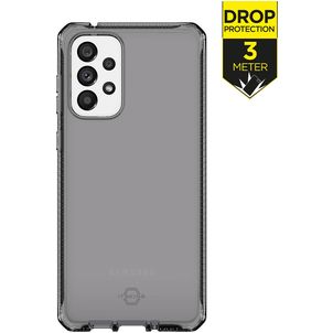 ITSkins SpectrumClear Coque Samsung Galaxy A73 Coque arrière en TPU Souple Anti-Chocs - Smoke