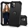 Mobigear Ultra Tough Coque iPhone 11 Pro Coque arrière Rigide Anti-Chocs - Noir