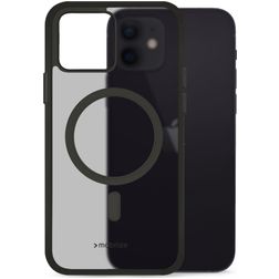 Mobilize Hybrid Coque iPhone 12 MagSafe Coque arrière Rigide Anti-Chocs - Noir