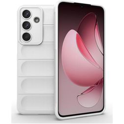 Mobigear Bumpy Coque Samsung Galaxy S25 FE Coque arrière en TPU Souple - Blanc