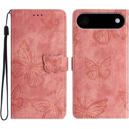 Mobigear Butterfly Housse iPhone Air Etui Porte-Monnaie - Rose