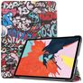 Mobigear Tri-Fold Coque iPad Air 4 (2020) Etui - Graffiti