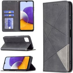 Mobigear Rhombus Slim Samsung Galaxy A22 5G Étui - Noir